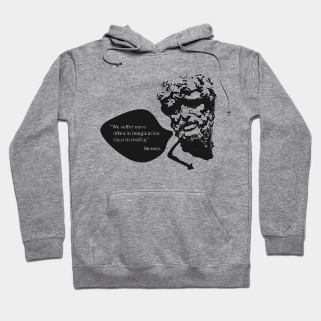 Stoicism. Aphorisms. Seneca Hoodie by FancyPen